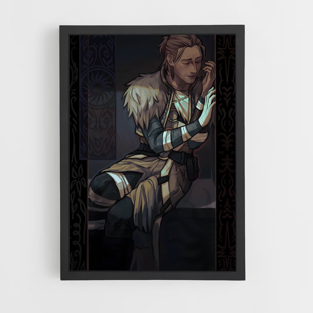 Poster L'Élégance du Héros – affiche Dragon age (vue 2)